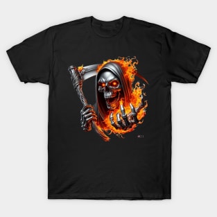 Reaper on Fire by focusln T-Shirt